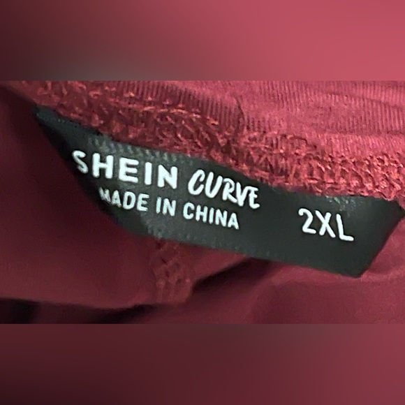 Plus cotton split back tube dress - SHEIN curve - Picture 5 of 6